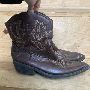 Above Ankle Cowgirl Boots